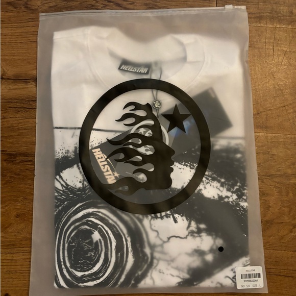 Hellstar Brainwashed Eyeball T-Shirt- White SIZE M, L, XL - Picture 3 of 5